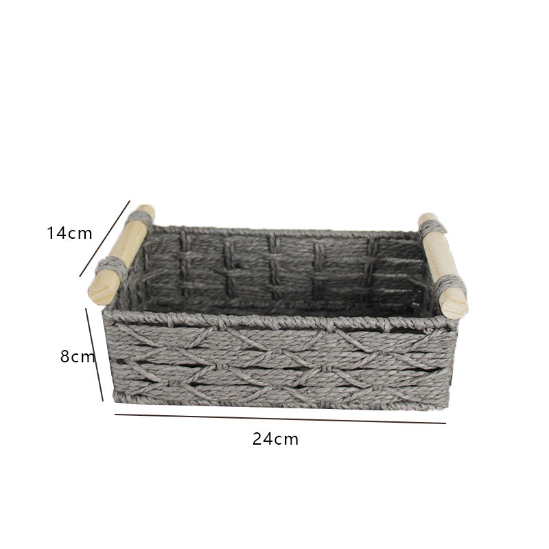 Woven Natural Storage Basket Acalora