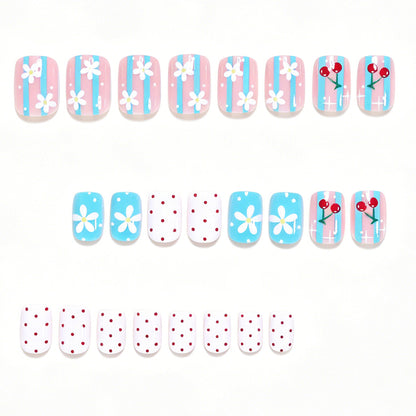 Creative Floral Themed Nail Art Set Acalora