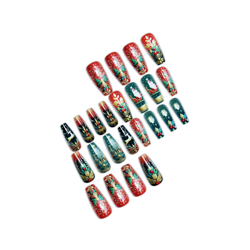 Festive Holiday Nail Art Set Acalora