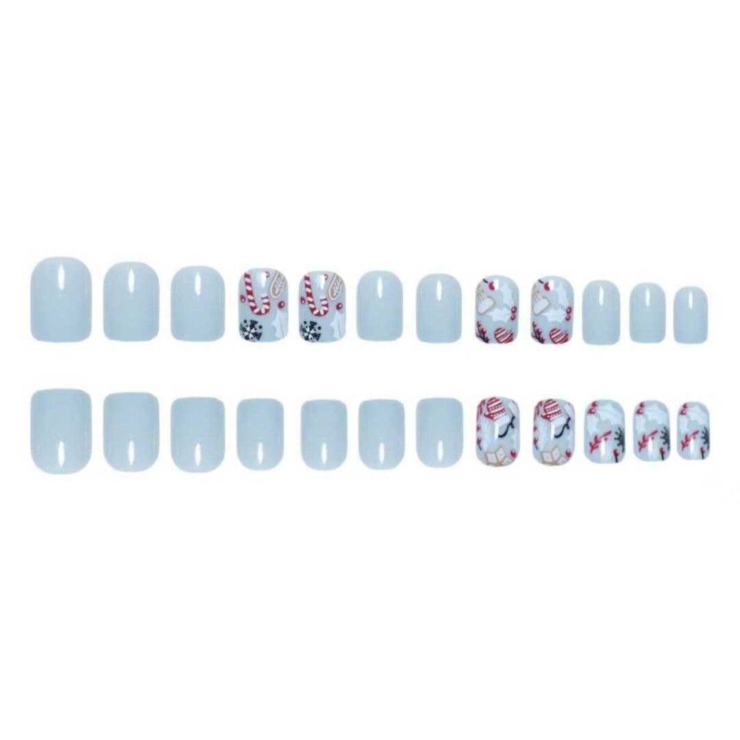Festive Nail Art Wraps Acalora