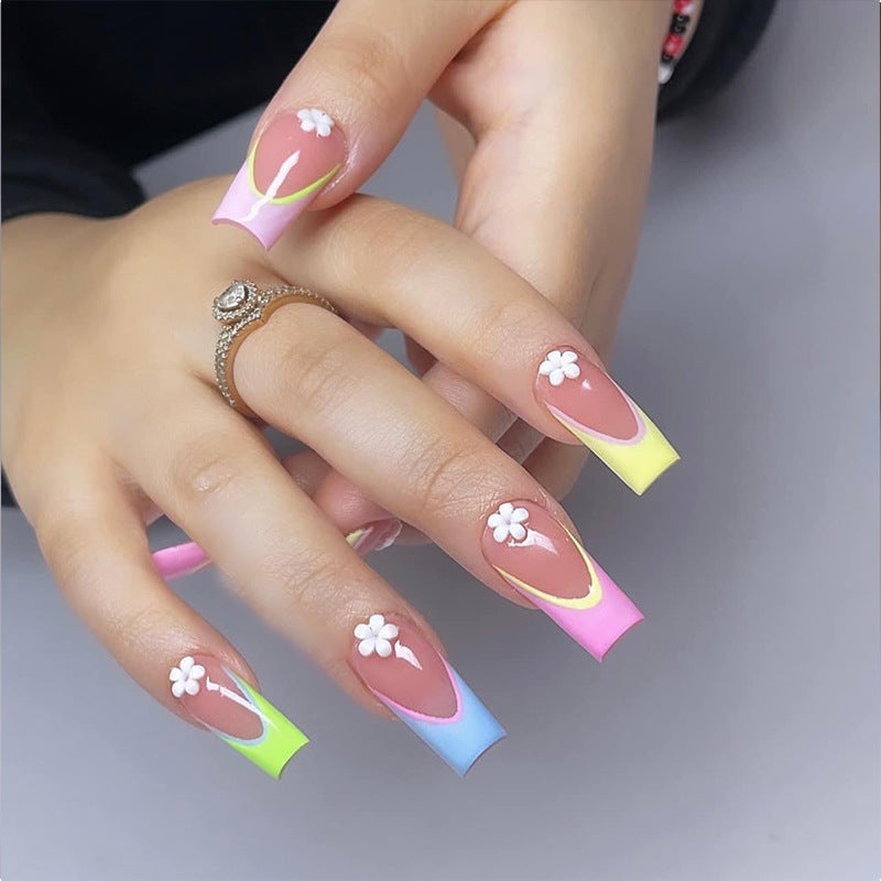 Artificial nail set with unique patterns Acalora