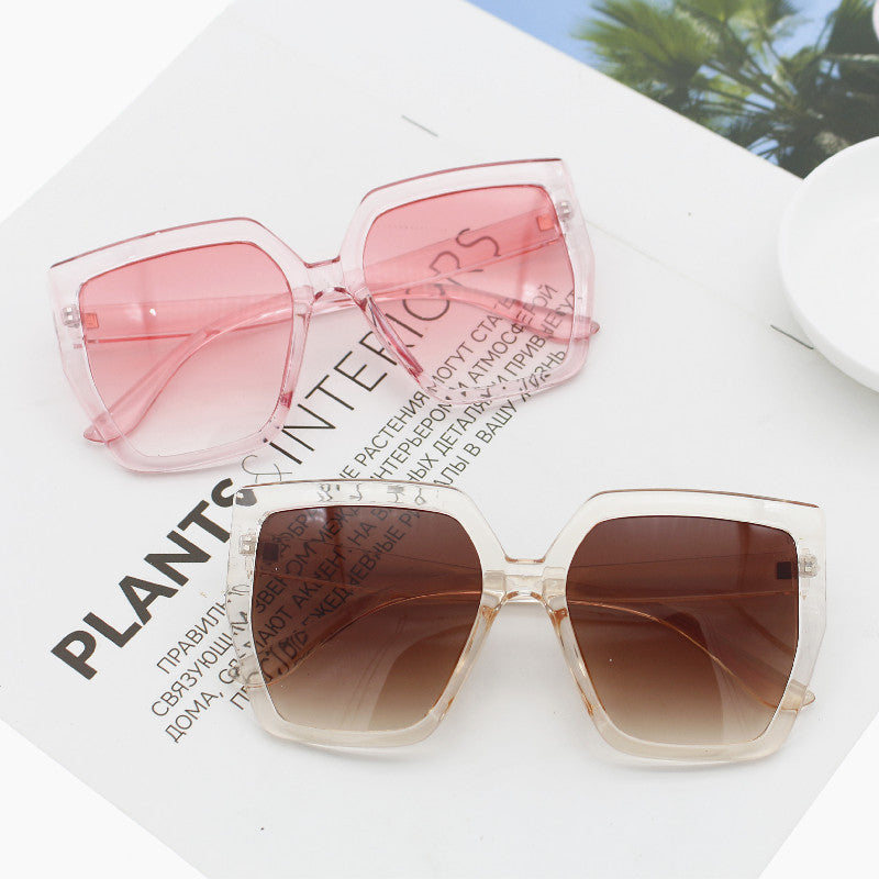 Women's elegant oversized sunglasses with luxurious frame Brehn