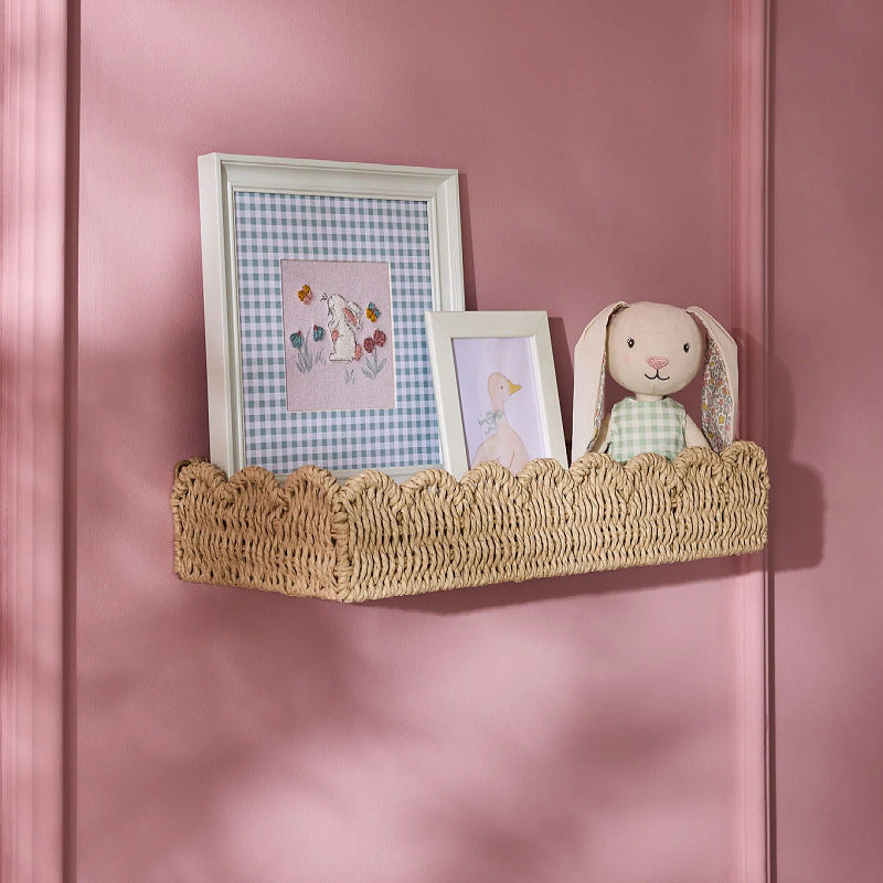 Decorative Basket Made of Natural Rattan Acalora