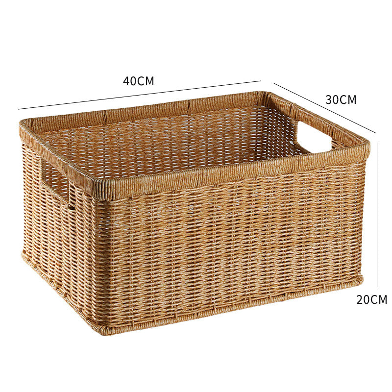 Unisex Practical Storage Basket with Open Handles Karnz