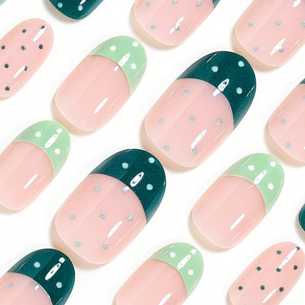 Playful Polka Dot Nail Wraps Acalora