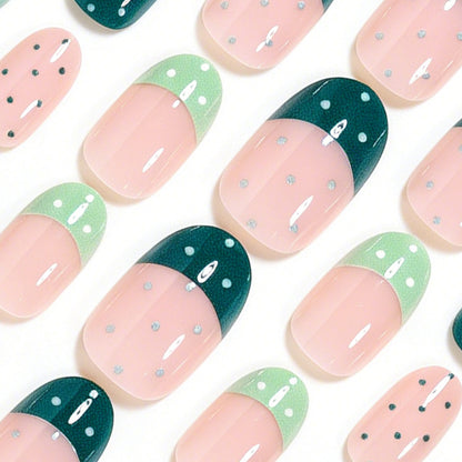 Playful Polka Dot Nail Wraps Acalora