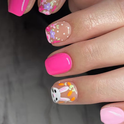 Floral Themed Nail Art Design Acalora