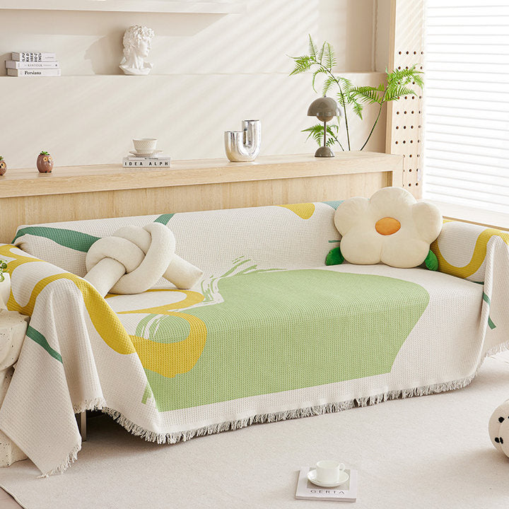 Artistic Patterned Sofa Throw Blanket