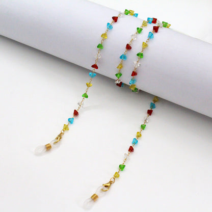 Artistic Gemstone Eyewear Chain Acalora