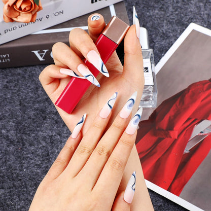 Professional artificial nails with elegant designs Acalora