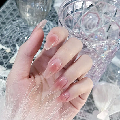 Acrylic nail set with elegant ombre effect Acalora