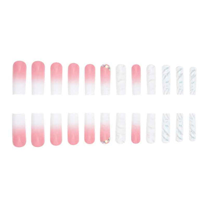 Premium Acrylic Square Press-On Nails Acalora