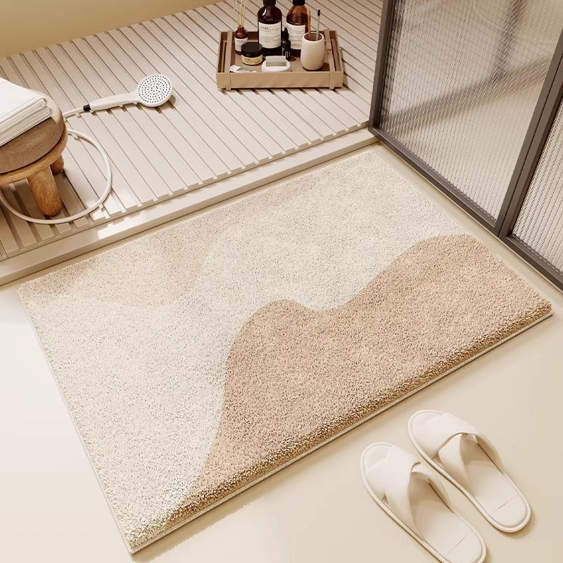 Contemporary Abstract Bath Rug