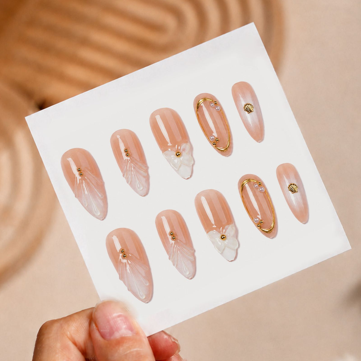 Decorative Premium Press-On Nail Art Set Acalora 1788495927