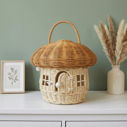 House-shaped storage basket Acalora