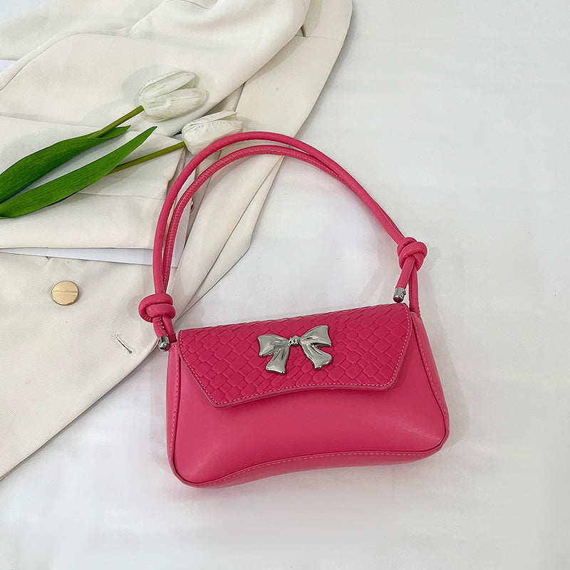 Chic Bow-Detail Handheld Clutch Bag Acalora