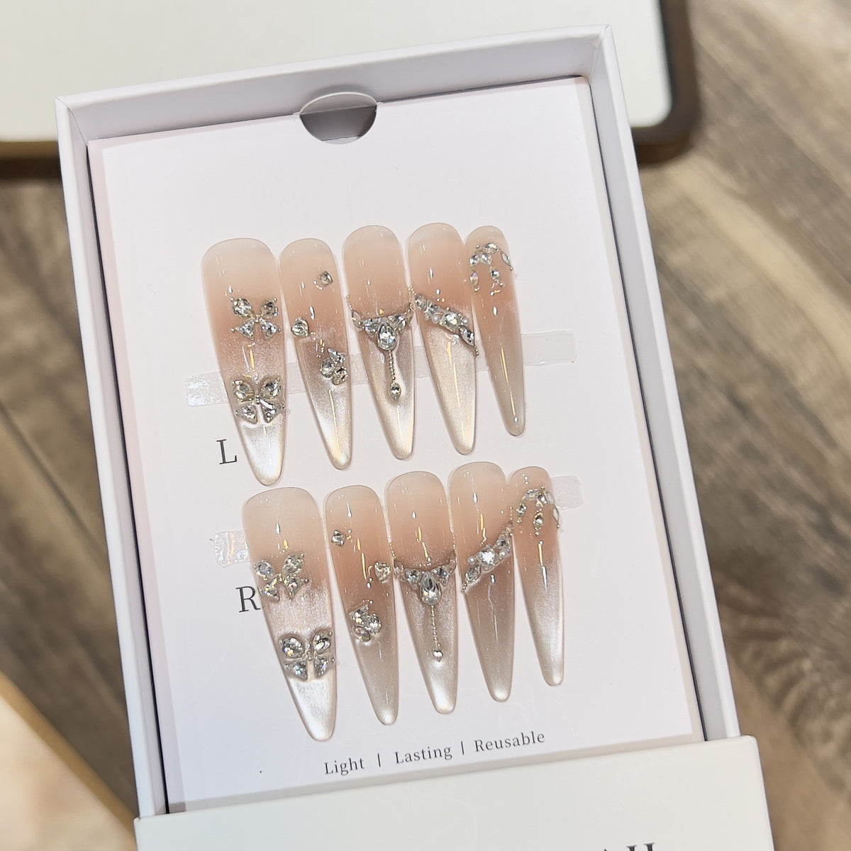 Reusable Stiletto Nail Tips Acalora