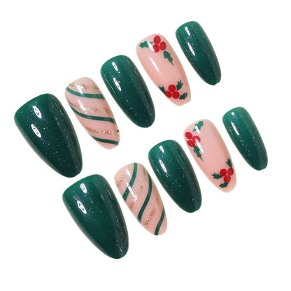 Festive Holiday Nail Art Wraps Acalora