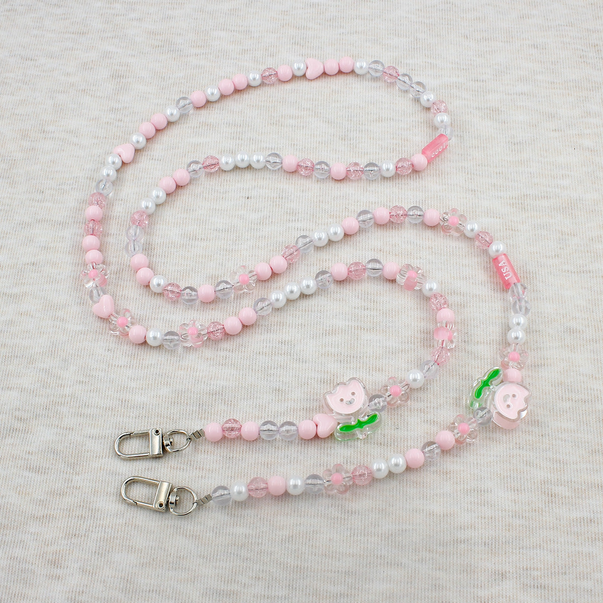 Playful Beaded Eyewear Chain Acalora