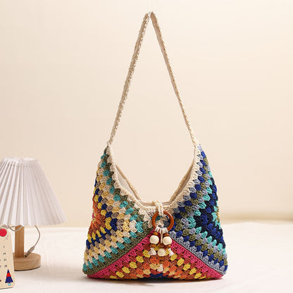 Women's handbag with intricate woven pattern Karnz