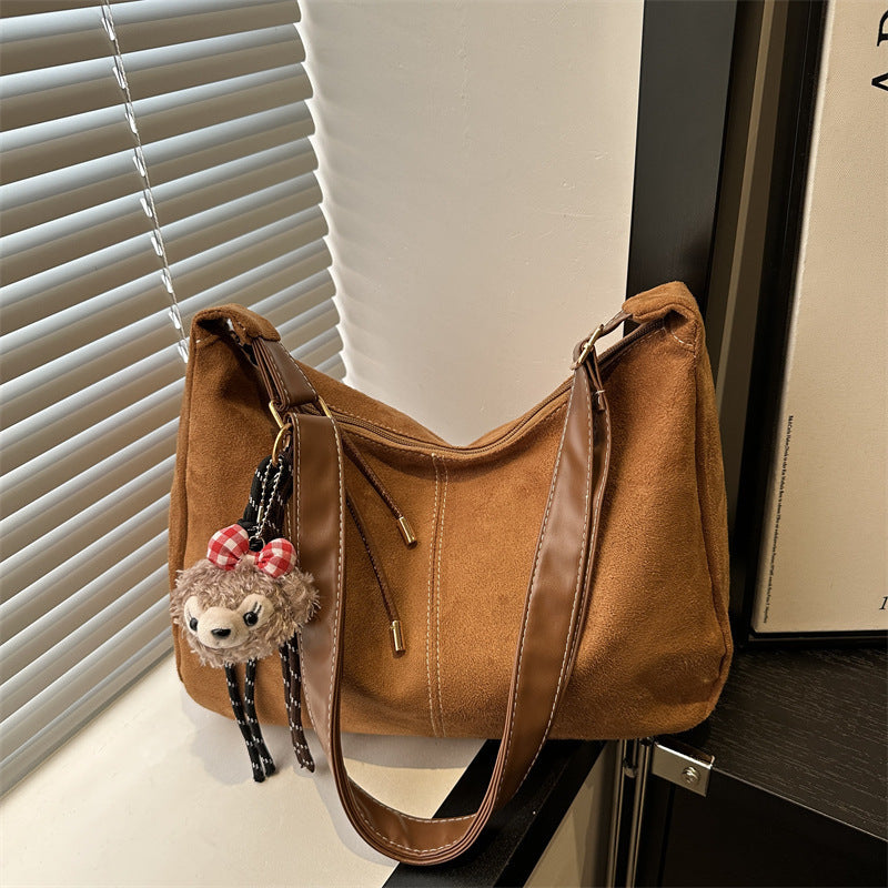 Soft Suede Hobo Handbag Acalora