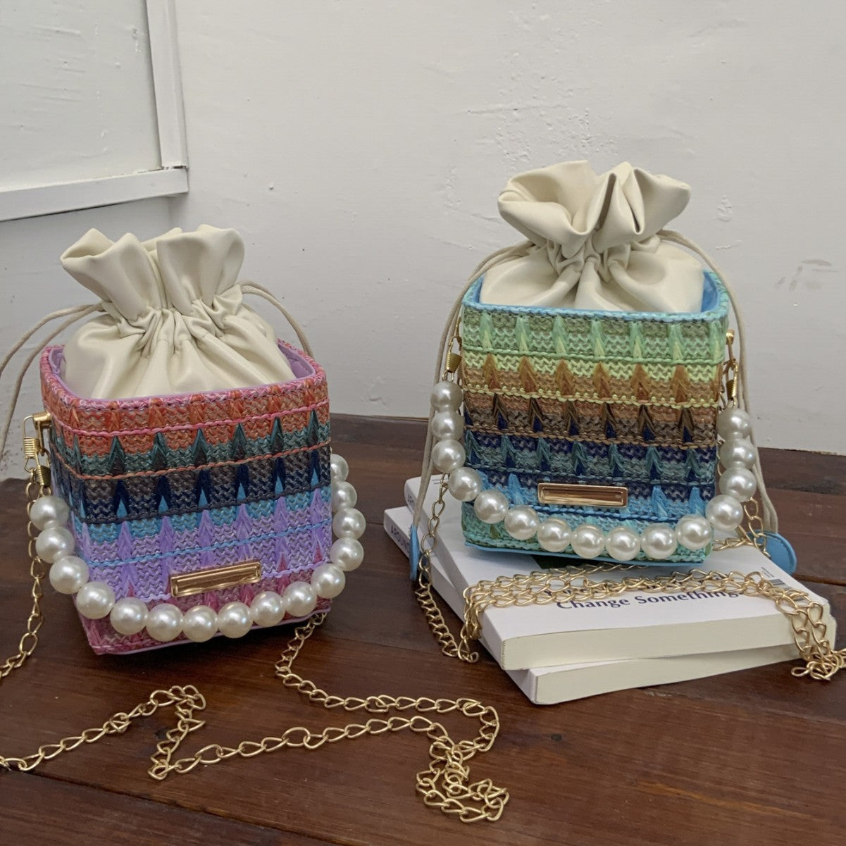 Charming Mini Drawstring Shoulder Bag Acalora