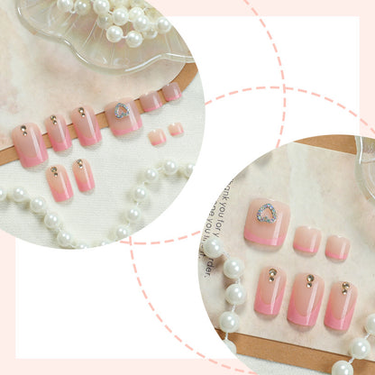 Premium Decorative Press-On Nail Kit with Unique Embellishments Acalora