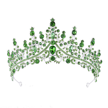 Ladies' Rhinestone Tiara with sparkling gemstone wreath