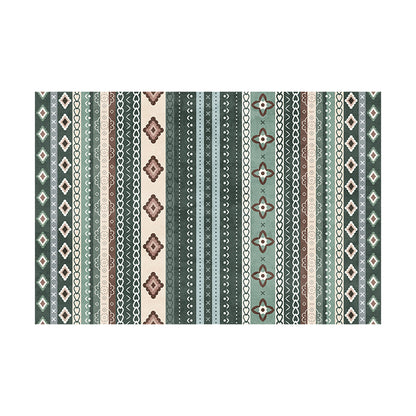 Stylish Geometric Pattern Bathroom Mat Acalora