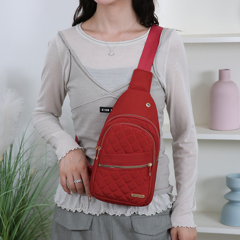 Chic Quilted Sling Bag Acalora