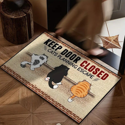 Cartoon-Themed Doormat