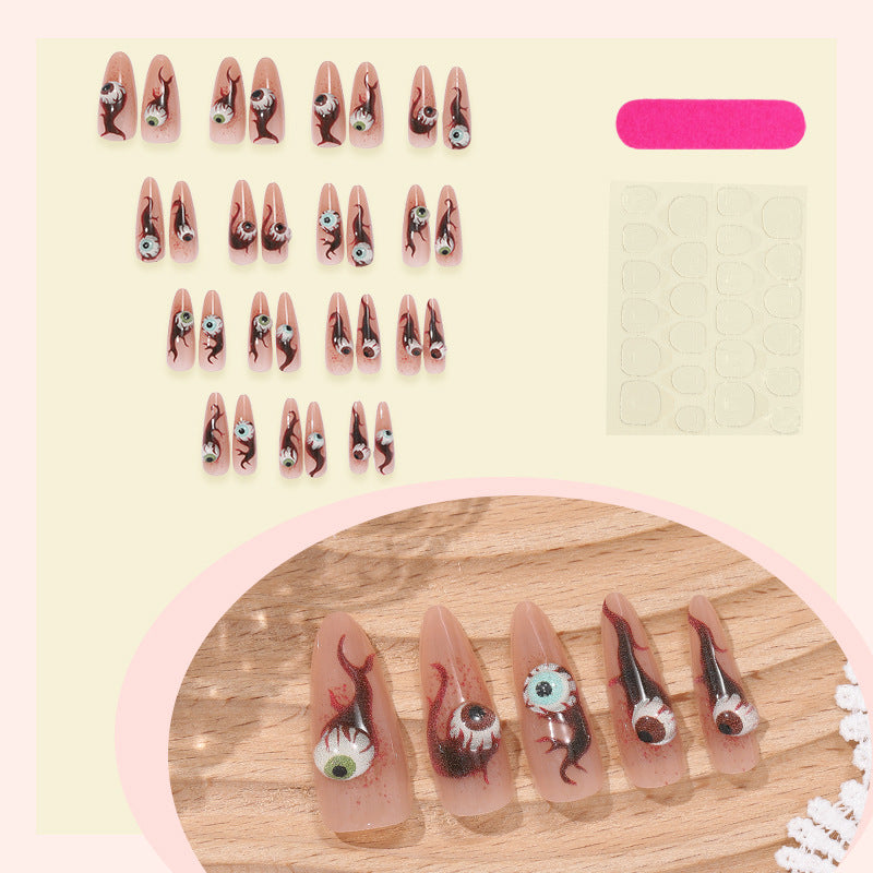 Artistic Halloween Press-On Nail Set Acalora