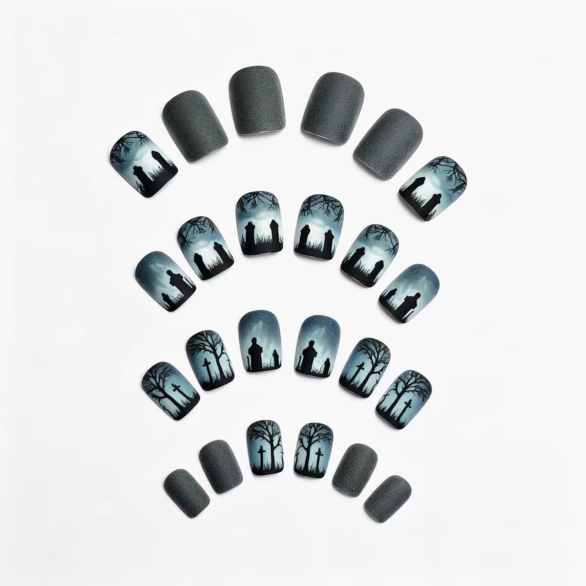 Artistic Gothic Nail Art Acalora