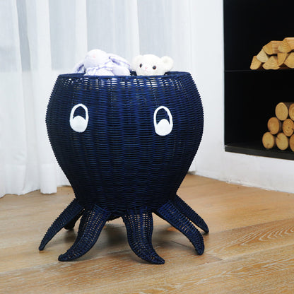Cute Octopus-Shaped Woven Planter Acalora