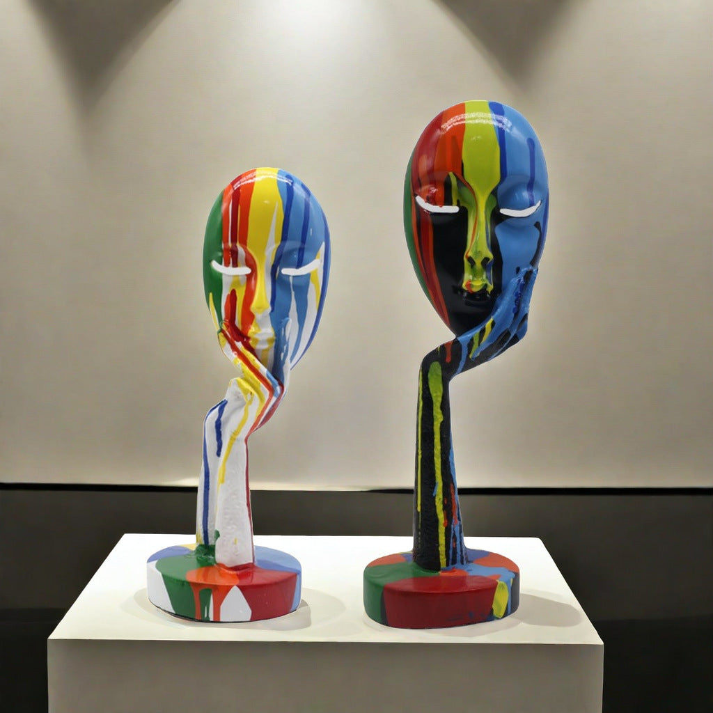 Artful decoration in the form of a thoughtful figure Acalora
