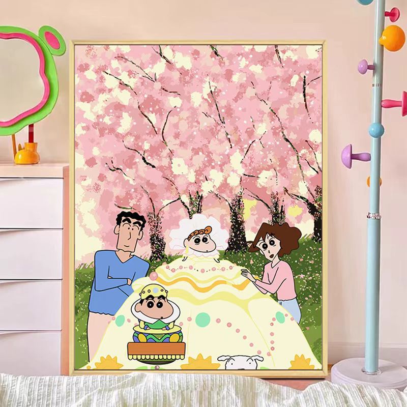 Whimsical Family-Themed Canvas Wall Art