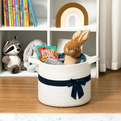Women Decorative Storage Basket with Bow Accent Bowlift