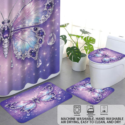 Bunny-Themed Digital Bathroom Decor Set