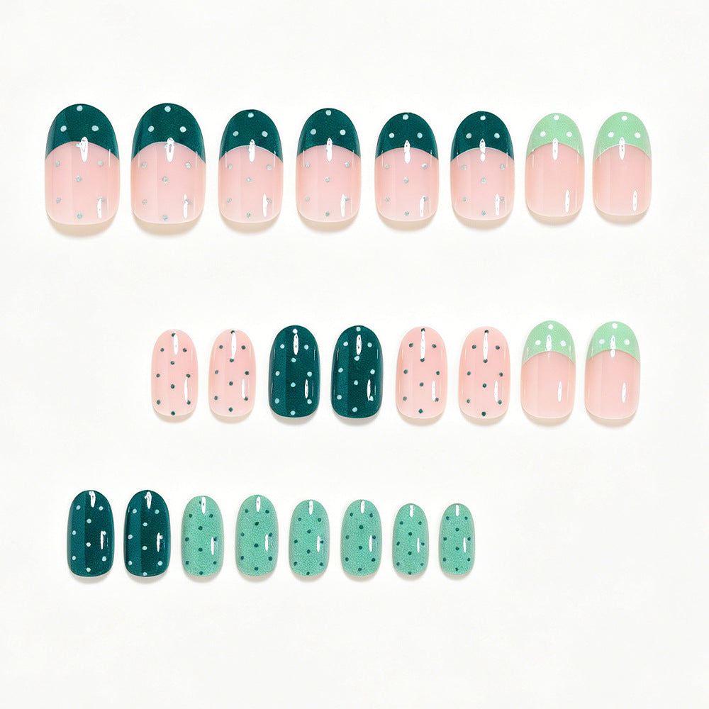 Playful Polka Dot Nail Wraps Acalora