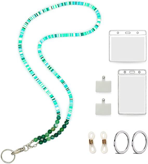 Beaded ID Badge Lanyard Acalora