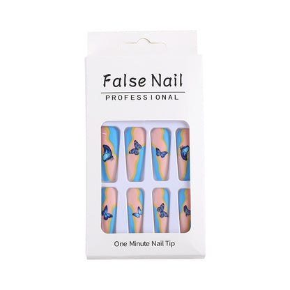 Artificial nails with creative floral designs Acalora