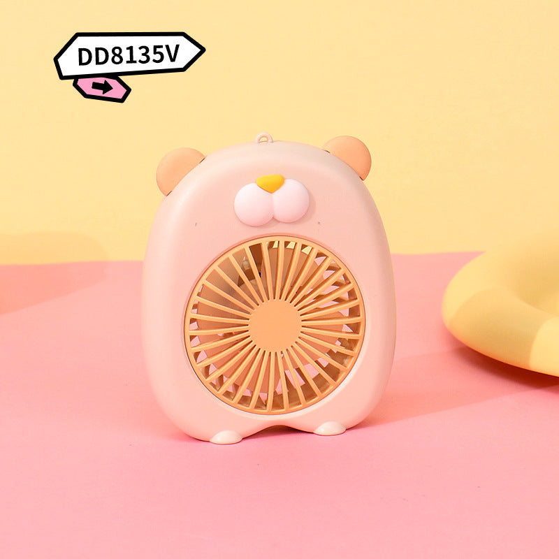 Women portable mini hand fan in creative pig design Bowlift