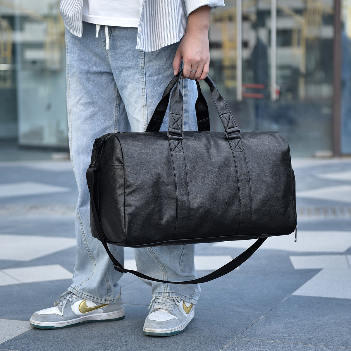 Premium Stylish Leather Duffel Bag Acalora