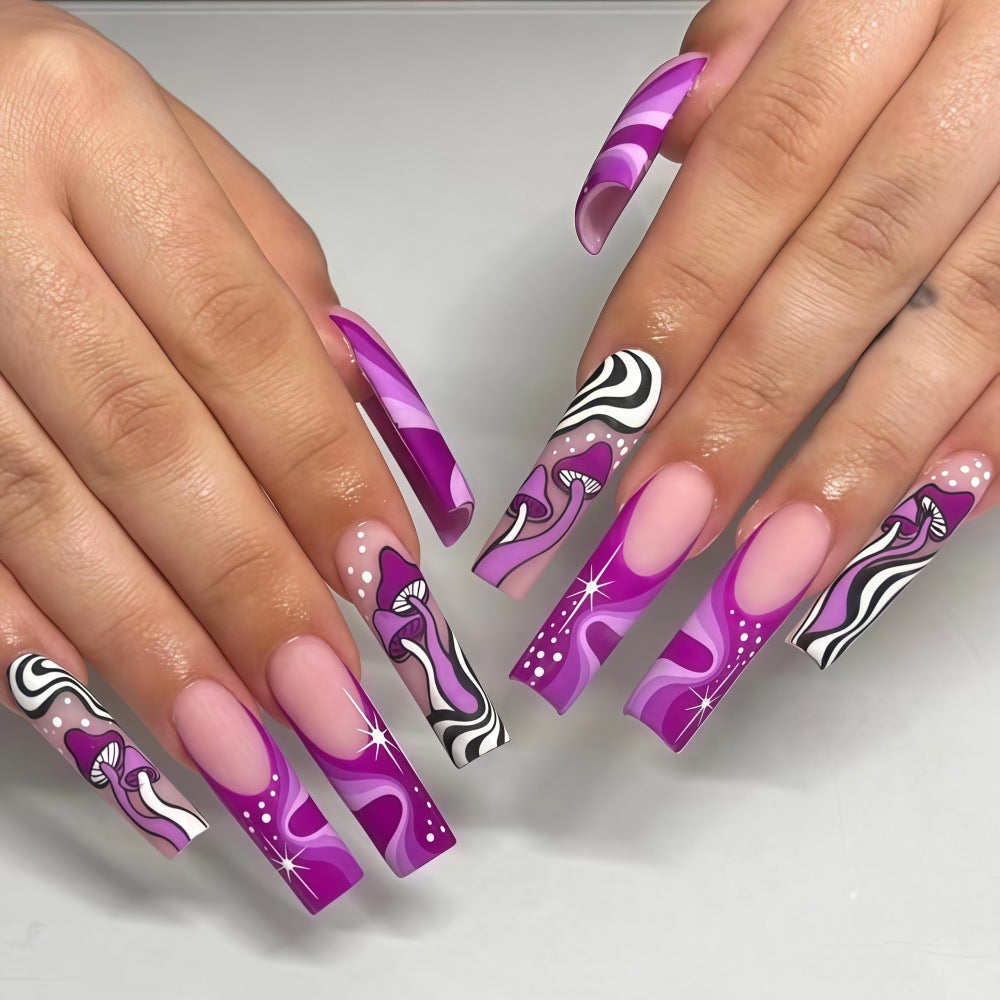 Artificial nails with abstract patterns Acalora
