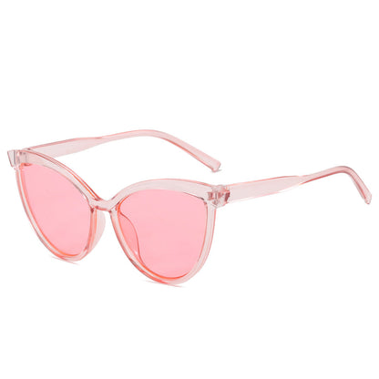Ladies Elegant Cat-Eye Sunglasses with UV Protection and High-Quality Frame Bowlift