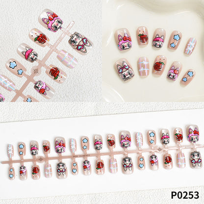 Playful Character Press-On Nail Set Acalora