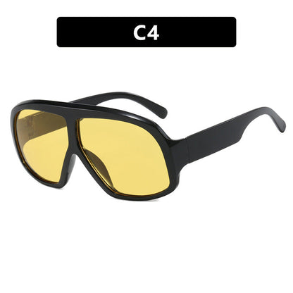 Women's oversized sunglasses in a fashionable tortoise pattern Karnz