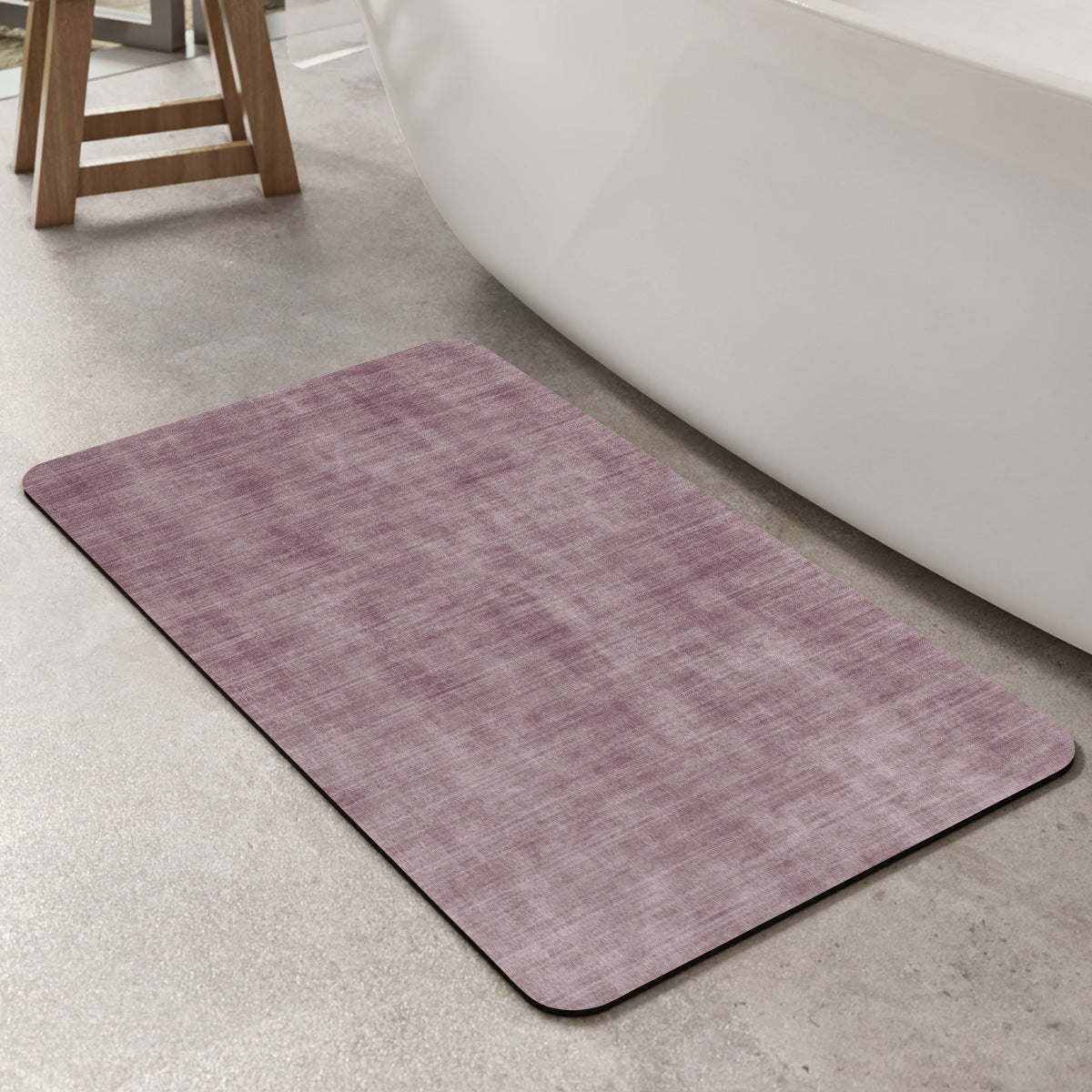 Stylish Geometric Pattern Bath Mat Acalora