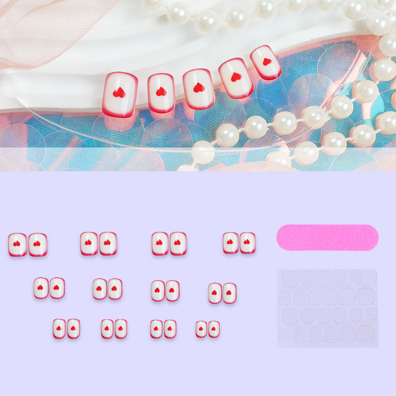 Heart Symbol Press-On Nail Set Acalora
