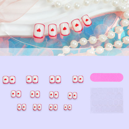 Heart Symbol Press-On Nail Set Acalora